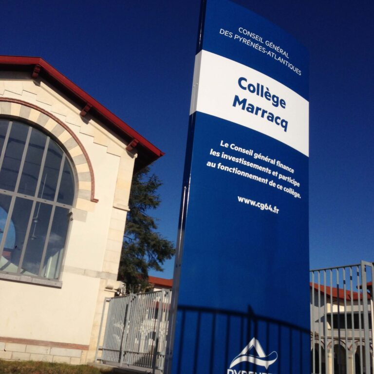 TOTEM ALU GLABE COLLEGE MARRACQ BAYONNE YES COMMUNICATION